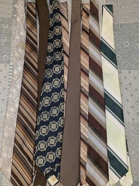 Vintage Tie lot 9 Pieces